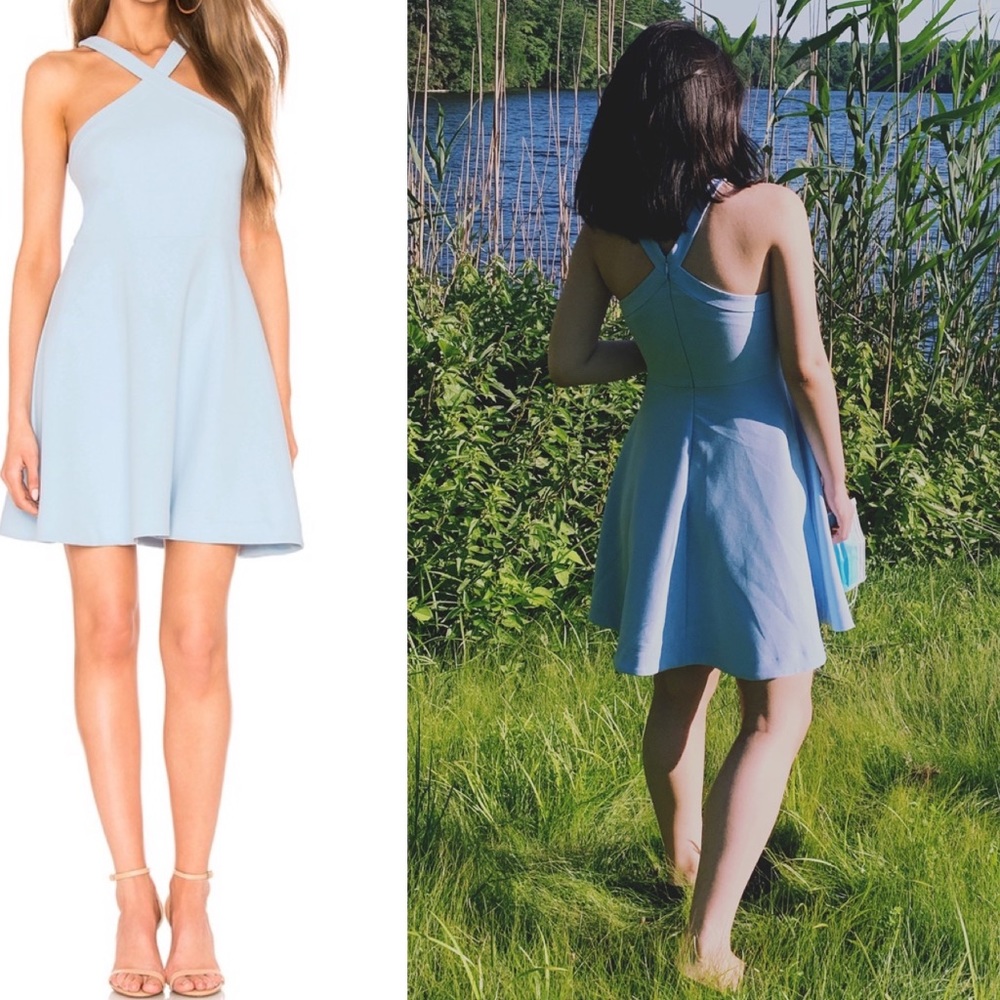 🍉Likely Ashland Dress Blue Bell New